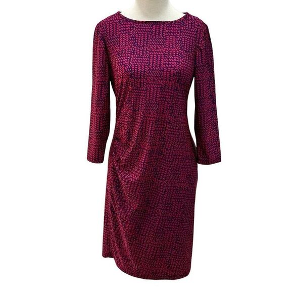 Jude Connally Abstract 3/4 Sleeve Dress - Picture 1 of 5